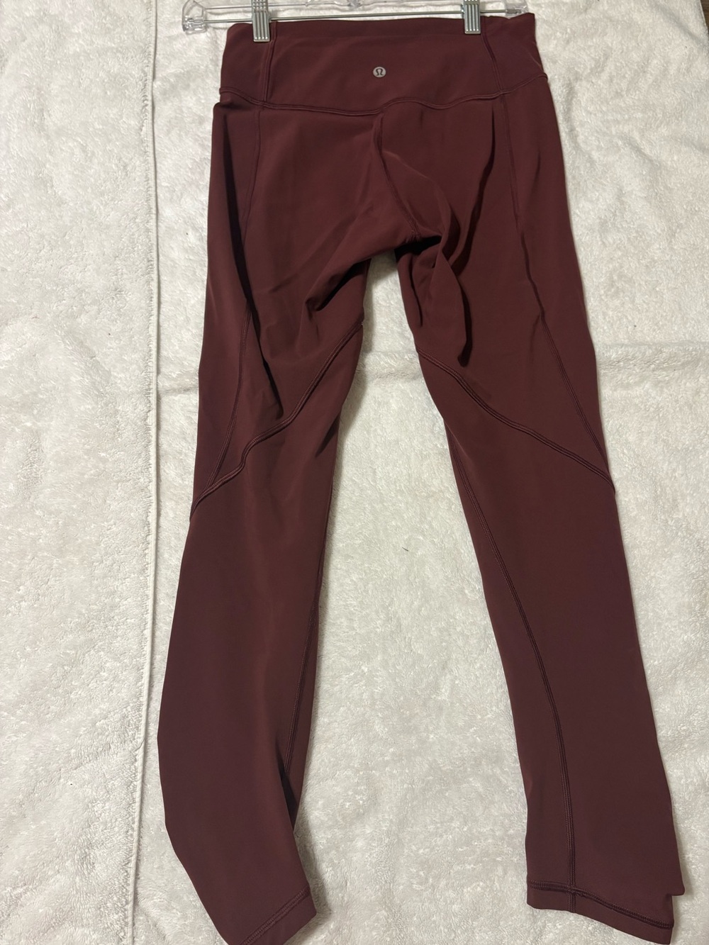 lululemon athletica Girls' Maroon Performance Leggings